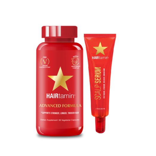 پک هیرتامین 30عددی و سرم مو هیرتامین 60 میل-اناژ