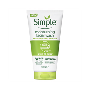 ژل شستشوی مرطوب کننده صورت سیمپل Simple Kind to Skin Moisturising Face Wash 150ml
