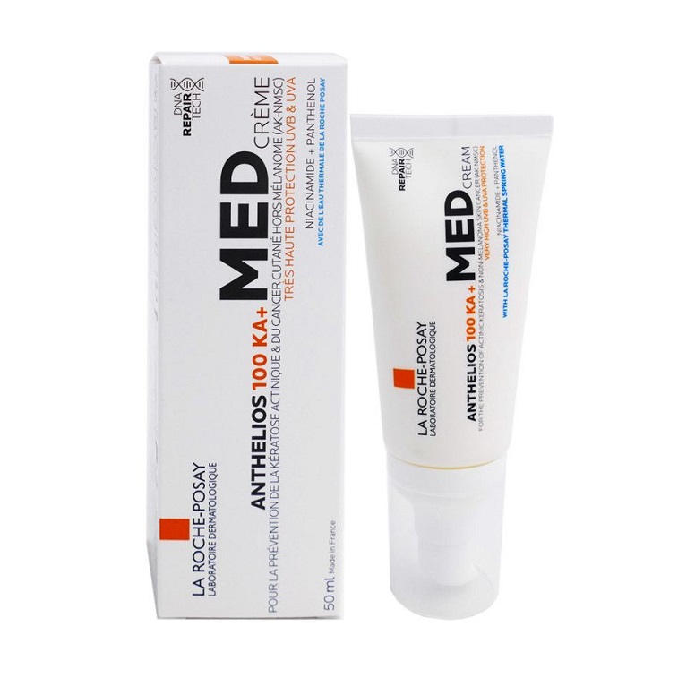کرم ضد آفتاب +SPF50 آنتلیوس 100 +KA لاروش پوزایLA ROCHE POSAY ANTHELIOS 100KA+MED 50ML