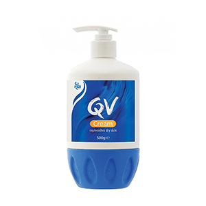 کرم مرطوب کننده دست و صورت کیو وی مناسب پوست خشک QV Cream For Dry Skin Conditions 500gr
